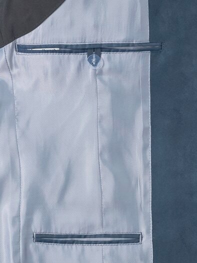 Reiseleinen-Janker Hellblau