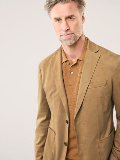 Microvelours Sakko Camel