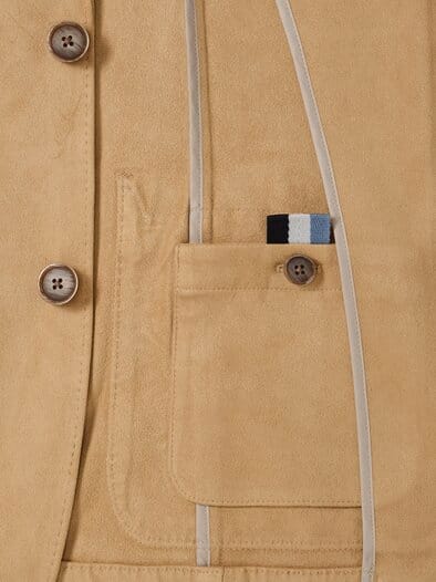 Microvelours Sakko Camel