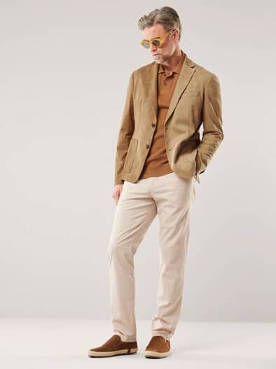 Microvelours Sakko Camel