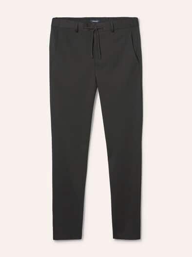 Chino aus elastischem Material Schwarz