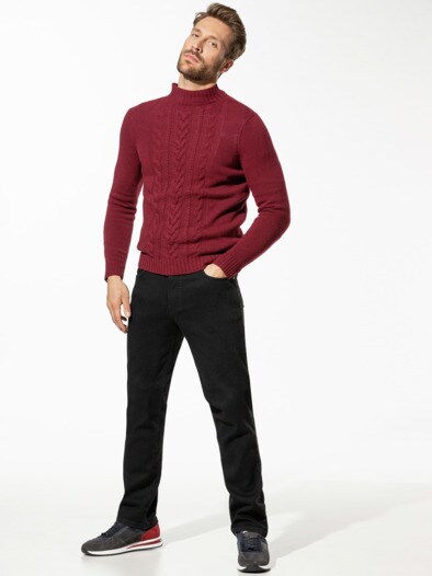 Jogger-Jeans Winterwarm Black