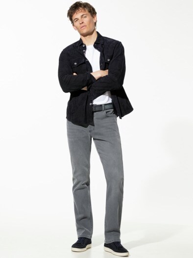 Jogger-Jeans Winterwarm Grey