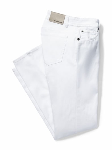 Jeans Sattlerstich White