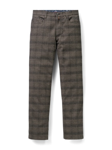 Five-Pocket Soft Flanell Glencheck Five-Pocket Soft Flanell Glencheck