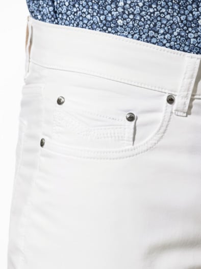Extraglatt High Stretch Five-Pocket Weiß