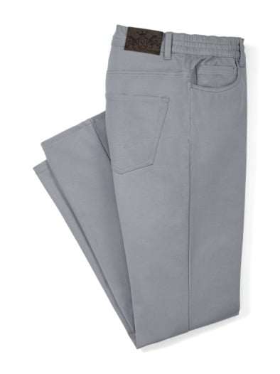 Five Pocket Stretch & Relax Hellgrau