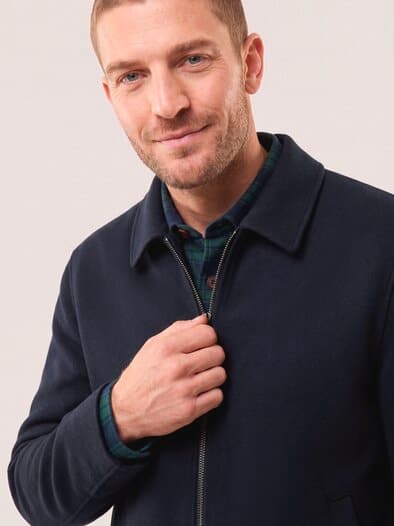 Doubleface Blouson Marine