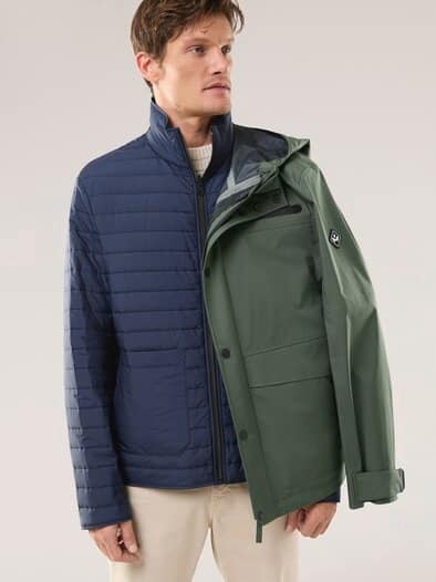 Aquastop Jacke 2 in 1 Oliv