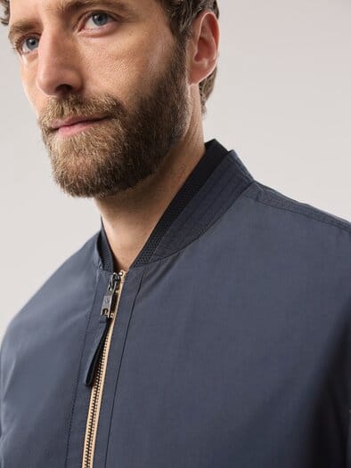 Baumwoll Leichtblouson Marine