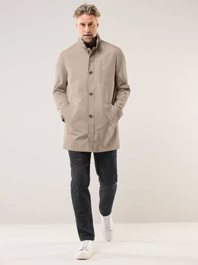 Übergangsmantel Beige