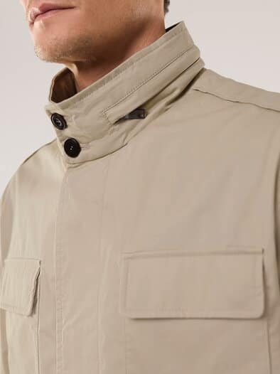 Multitaschen Jacke Beige