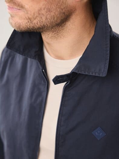 Baumwoll Blouson Marine