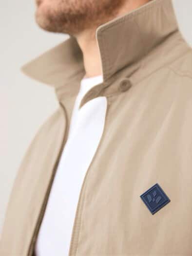 Baumwoll Blouson Beige