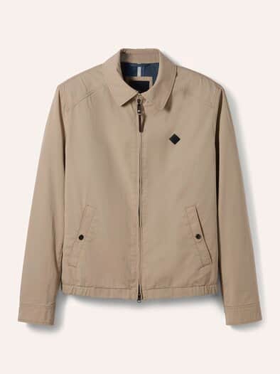 Baumwoll Blouson Beige