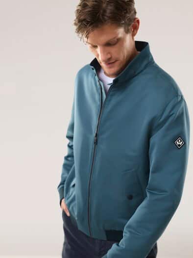 Freizeitblouson Rauchblau