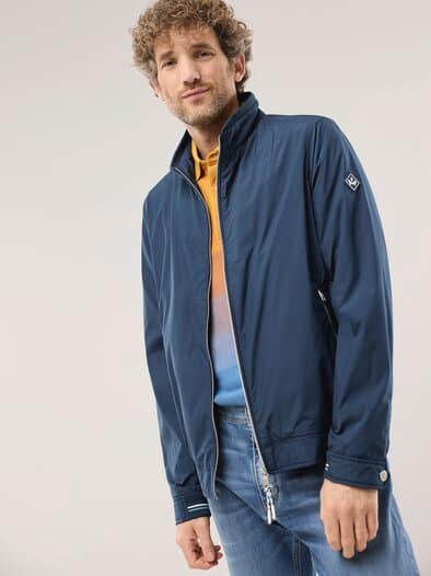 Microfaser Leichtblouson Marine