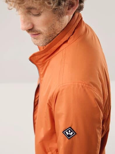 Microfaser Leichtblouson Orange