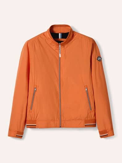 Microfaser Leichtblouson Orange