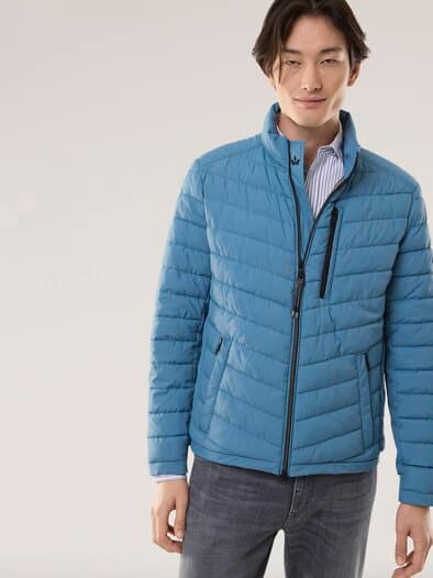 Klima Leichtsteppjacke Rauchblau