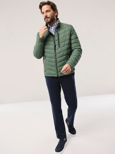 Klima Leichtsteppjacke Lindgrün