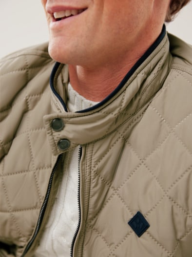 Ultrasonic Leichtsteppweste Beige