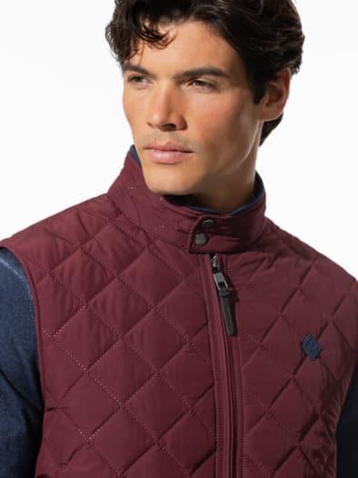 Ultrasonic Leichtsteppweste Bordeaux