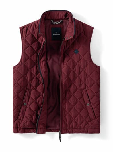 Ultrasonic Leichtsteppweste Bordeaux