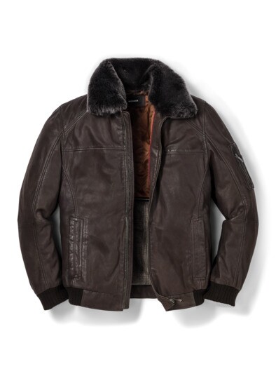 Nubukleder Pilotenjacke Nubukleder Pilotenjacke