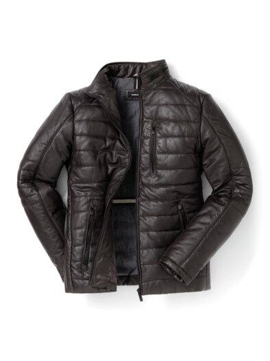 Nappaleder Steppjacke Nappaleder Steppjacke