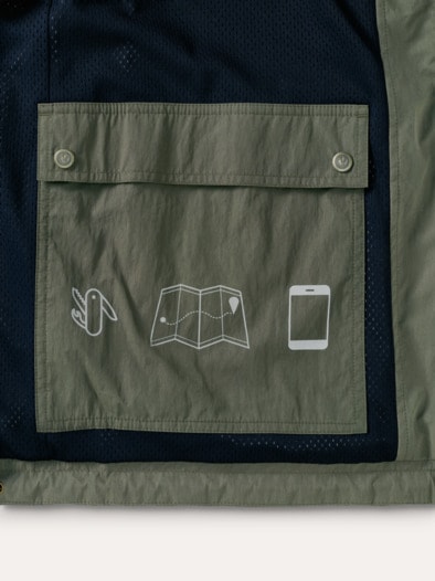 Aquastop Traveller Jacke Oliv