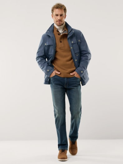 Aquastop Traveller Jacke Marine