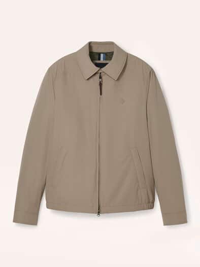 Wasserabw. Blouson aus Microfaser Beige