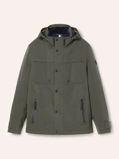 Wasserdichte Funktionsjacke Oliv