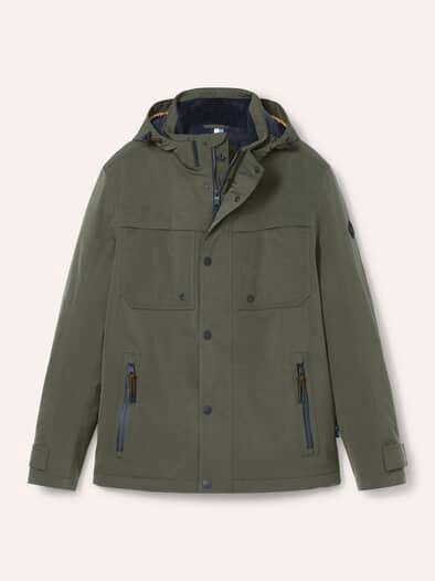 Wasserdichte Funktionsjacke Oliv