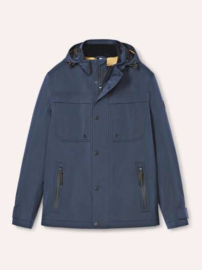 Wasserdichte Funktionsjacke Marine