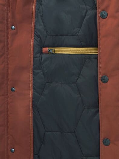 Wasserdichte Funktionsjacke Rotbraun