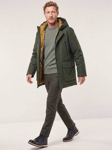 Wasserdichter Thermoparka Oliv