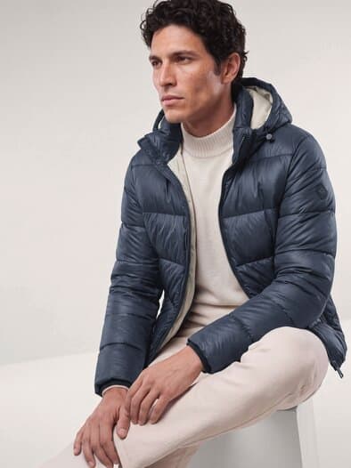 Leichte Steppjacke mit Thermozone Marine