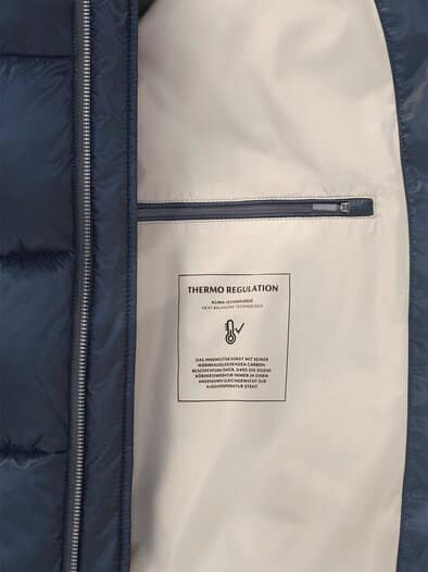 Leichte Steppjacke mit Thermozone Marine