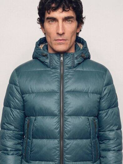 Leichte Steppjacke mit Thermozone Grün