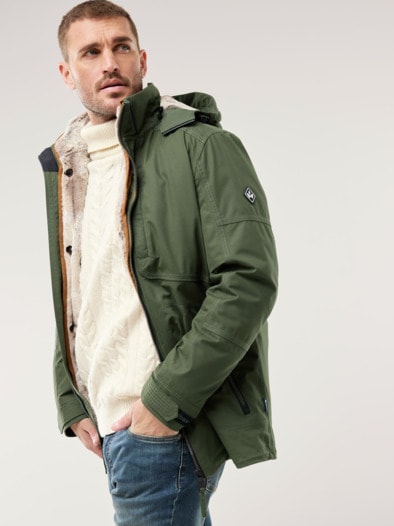 Aquastop Winterjacke Oliv