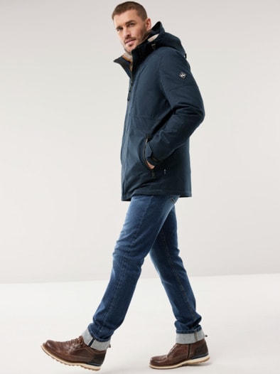 Aquastop Winterjacke Marine