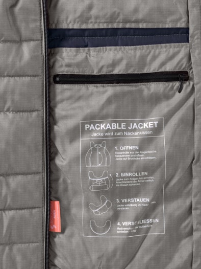 Microfaser Leichtjacke 2.0 Stein