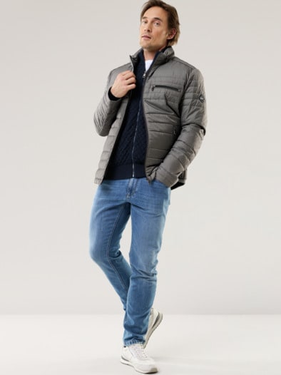 Microfaser Leichtjacke 2.0 Stein