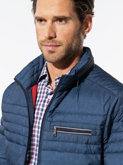 Microfaser Leichtjacke 2.0 Marine