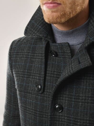 Wollmix Cabanjacke Dunkelgrau