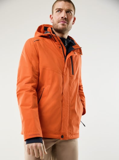 Aquastop Multifunktionsjacke Rotorange