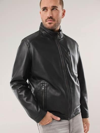 Lederlumber Leicht und Soft Schwarz