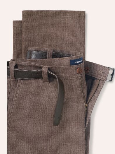 Gürtel-Chino Wool-Look Sand